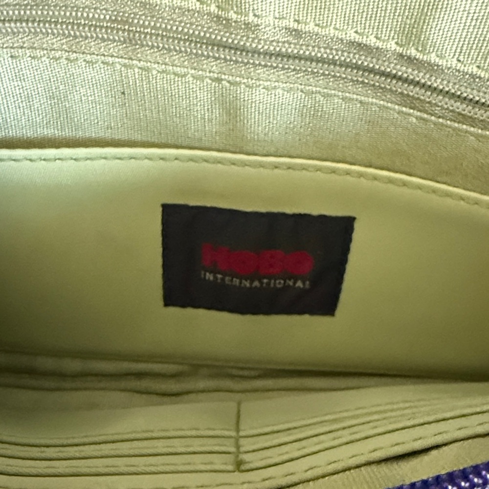 HOBO Purple Leather Clutch - Picture 4 of 5
